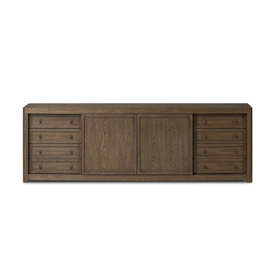 Miko Media Console - AmericanHomeFurniture