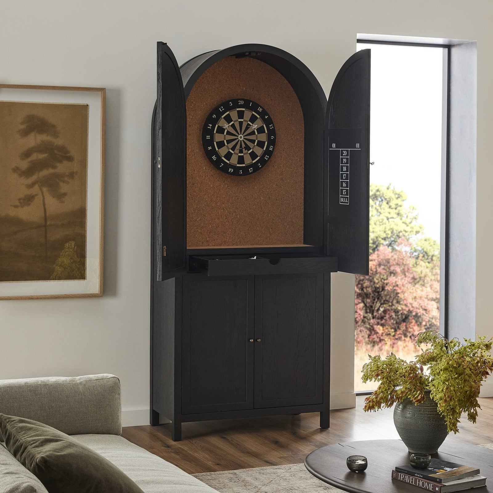 Four Hands - Darts Cabinet - 246282-001 | American Home Furniture