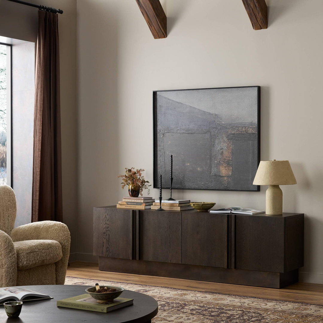 Madrid Media Console - AmericanHomeFurniture