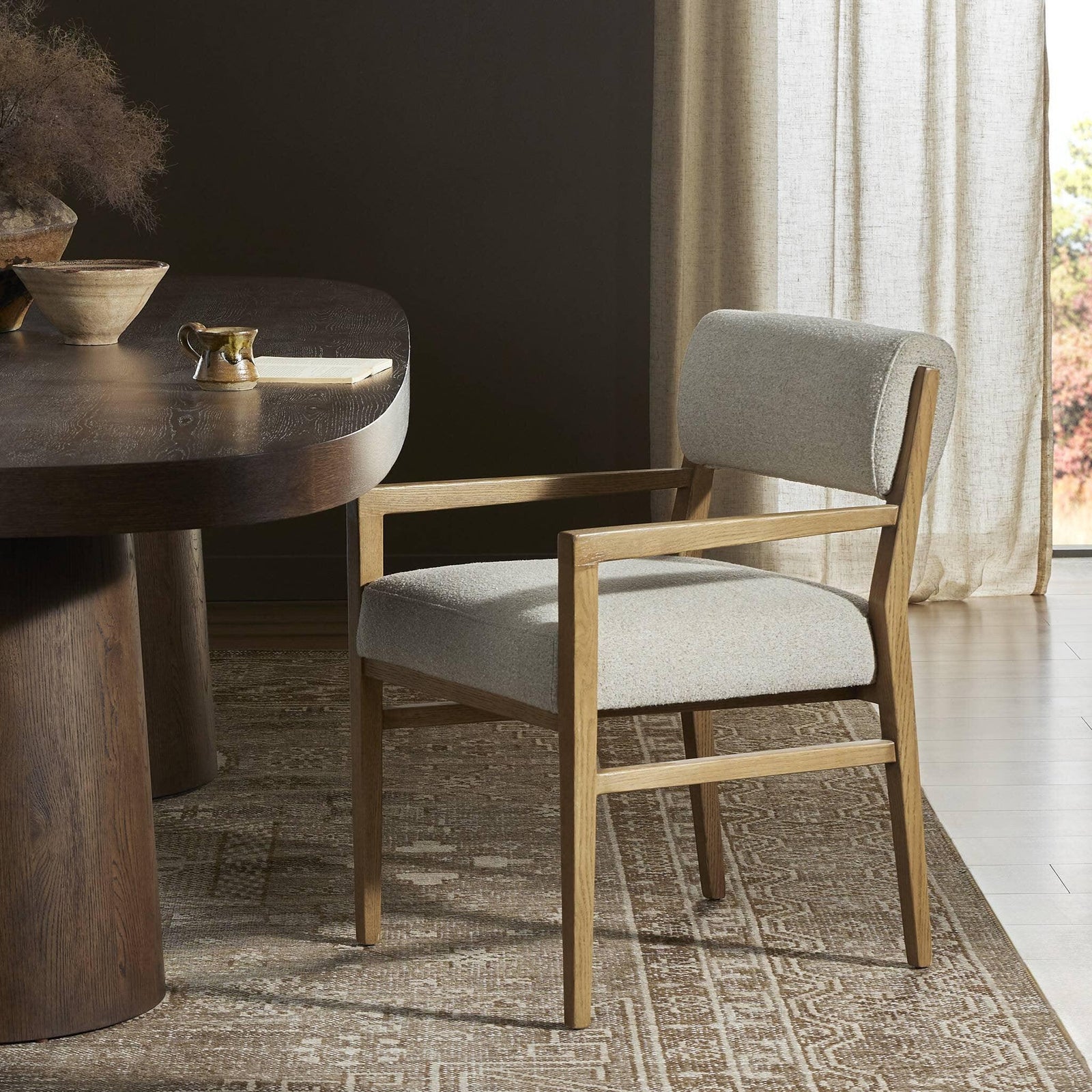 Four Hands - Navid Dining Arm Chair - 246348-003 | American Home Furniture