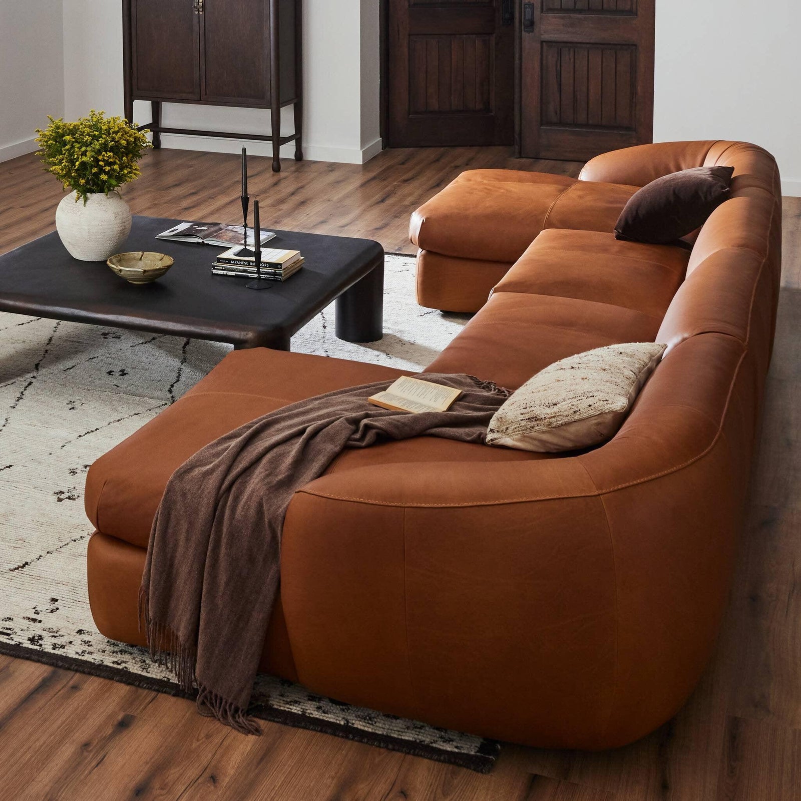 Four Hands - Saldana 4Pc Double Chaise - 246600-001 | American Home Furniture
