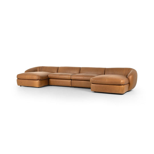 Four Hands - Saldana 4Pc Double Chaise - 246600-001 | American Home Furniture