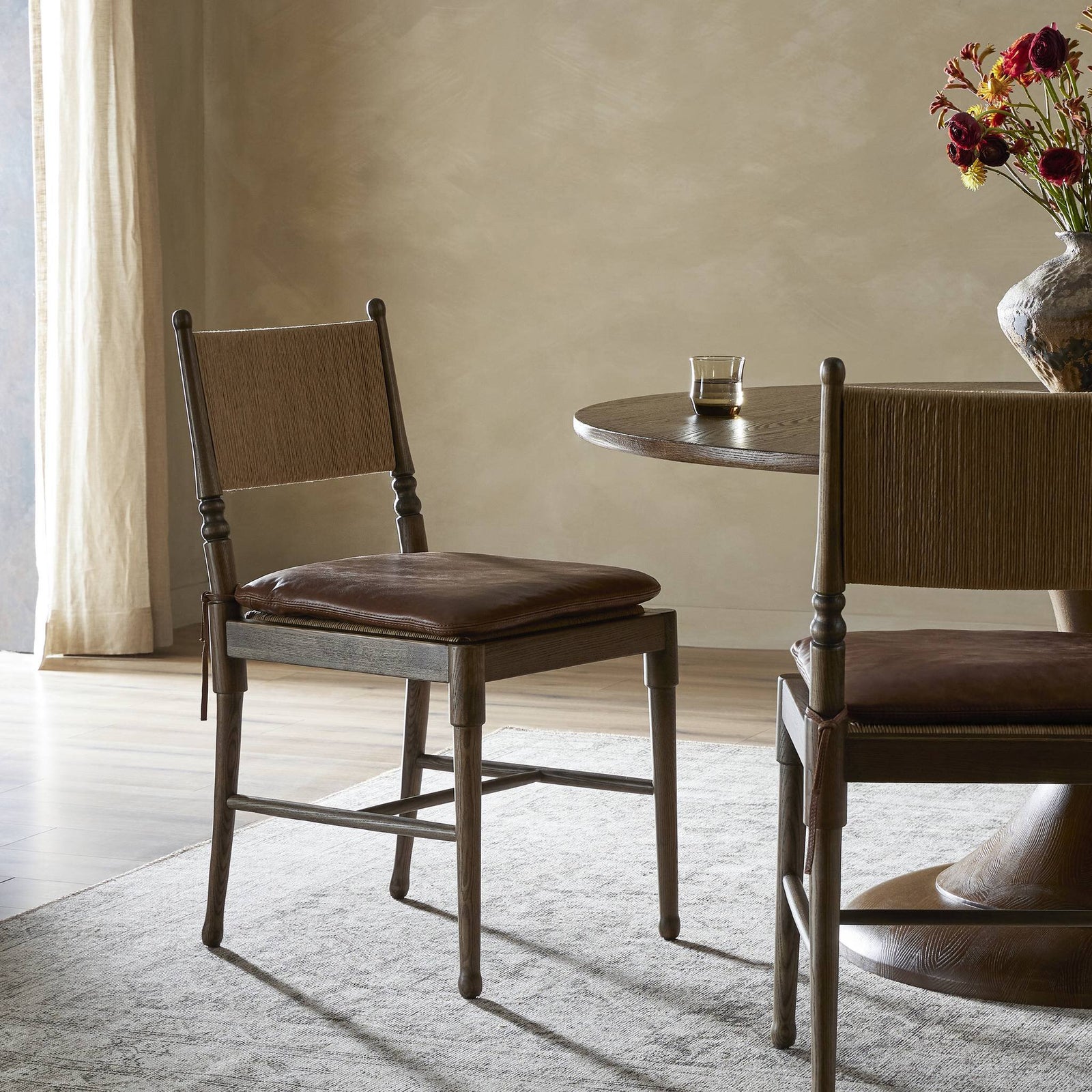 Four Hands - Fayth Dining Chair with Cushion - 246660-001 | American Home Furniture