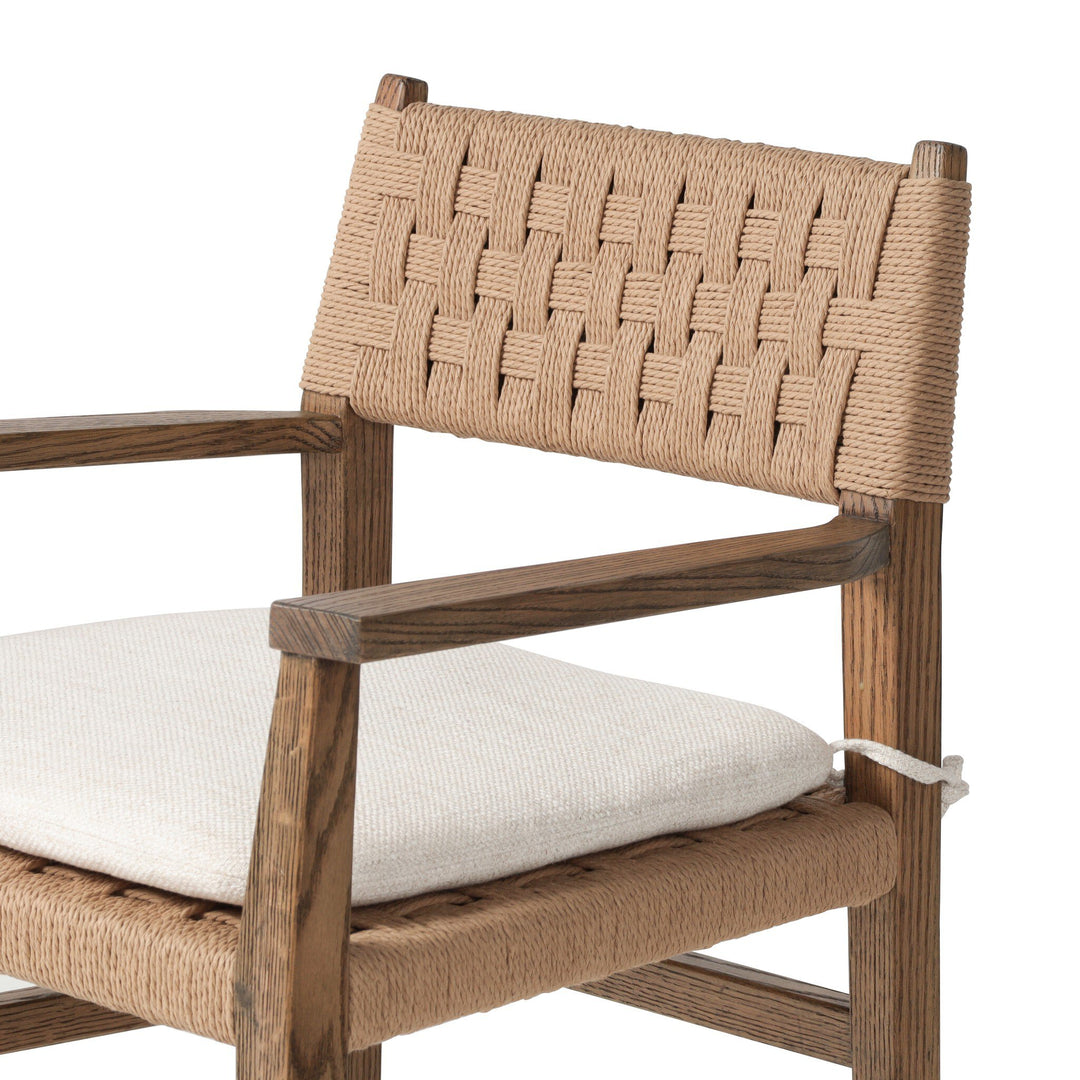 Four Hands - Hamlin Dining Armchair with Cushion - 246661-001 | American Home Furniture
