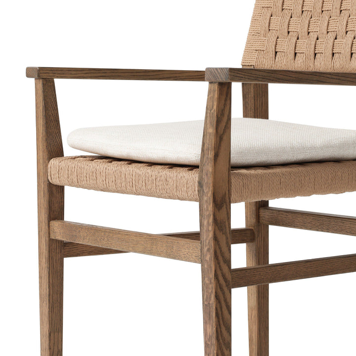 Four Hands - Hamlin Dining Armchair with Cushion - 246661-001 | American Home Furniture