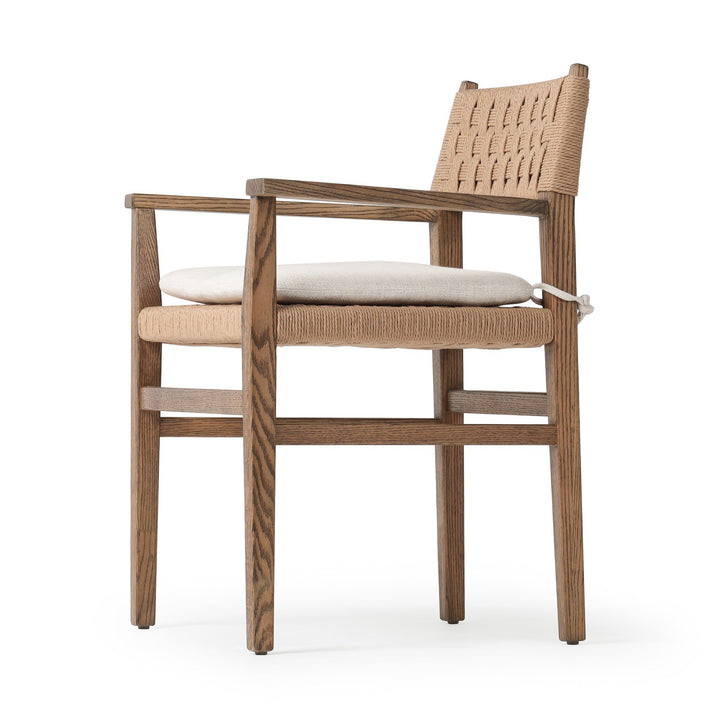 Four Hands - Hamlin Dining Armchair with Cushion - 246661-001 | American Home Furniture