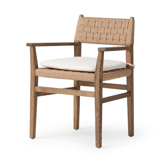 Four Hands - Hamlin Dining Armchair with Cushion - 246661-001 | American Home Furniture