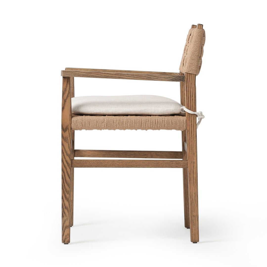 Four Hands - Hamlin Dining Armchair with Cushion - 246661-001 | American Home Furniture
