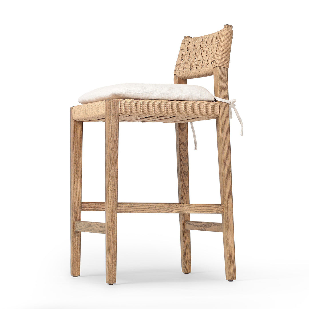 Four Hands - Hamlin Stool with Cushion - 246663-002 | American Home Furniture