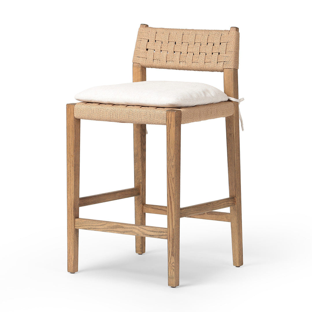 Four Hands - Hamlin Stool with Cushion - 246663-002 | American Home Furniture