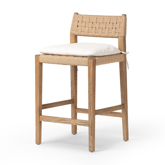 Four Hands - Hamlin Stool with Cushion - 246663-002 | American Home Furniture