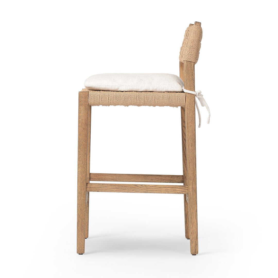 Four Hands - Hamlin Stool with Cushion - 246663-002 | American Home Furniture