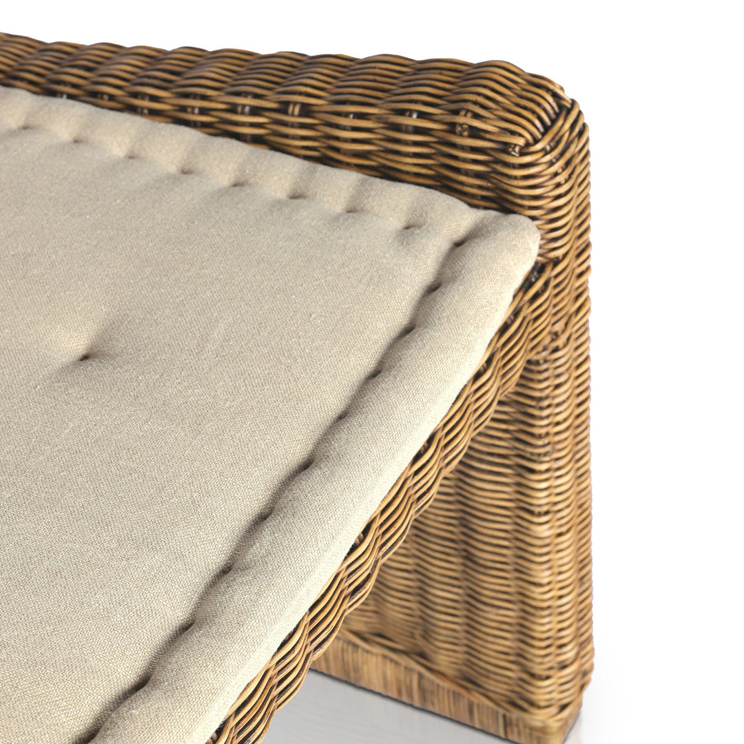 Four Hands - Senna RAF Woven Dining Bench - 246685-001 | American Home Furniture