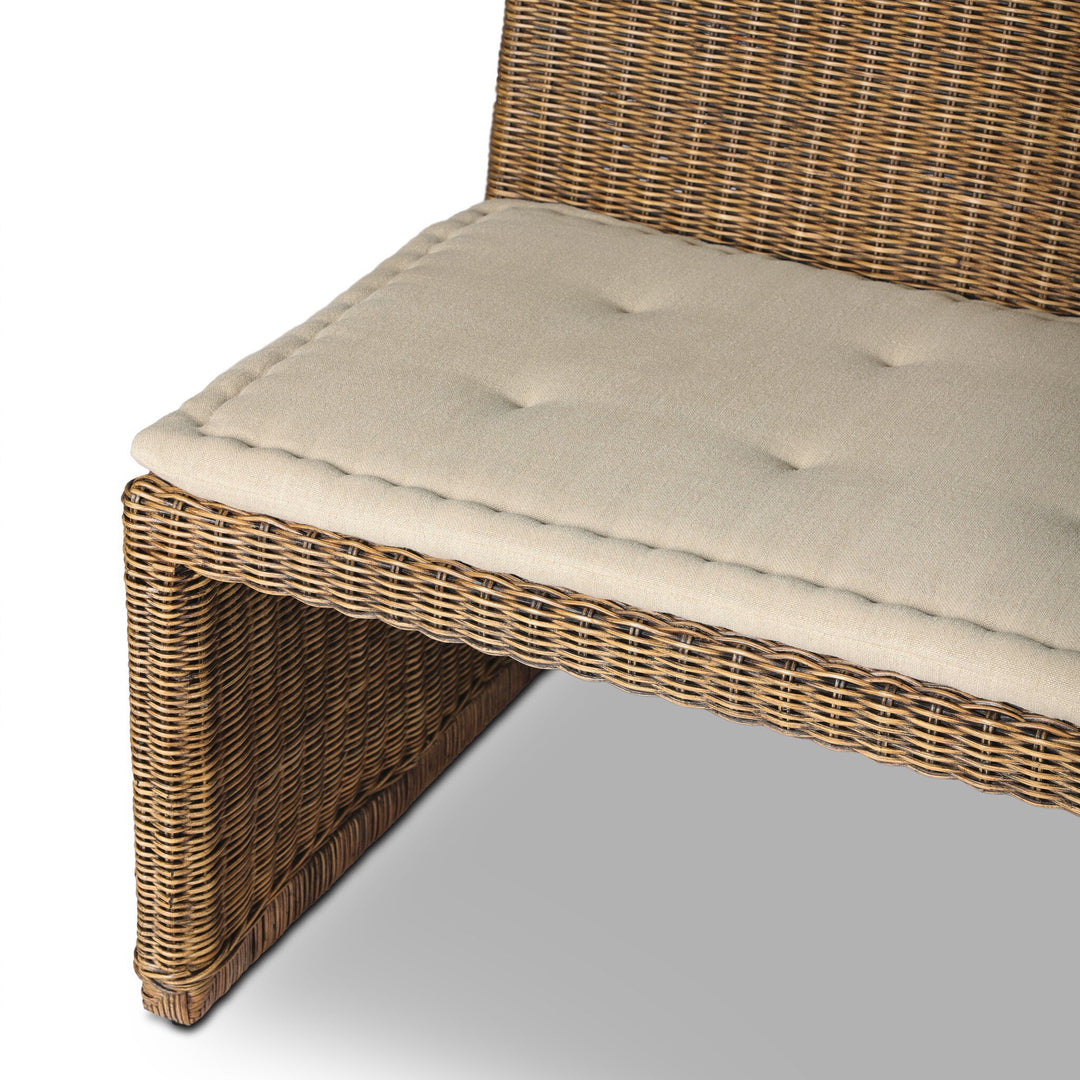 Four Hands - Senna RAF Woven Dining Bench - 246685-001 | American Home Furniture