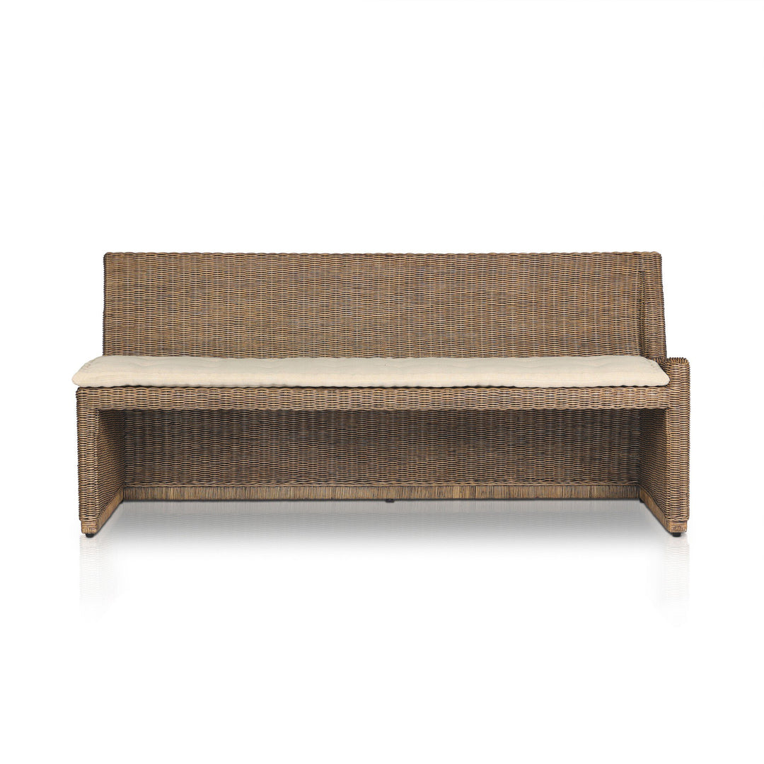 Four Hands - Senna RAF Woven Dining Bench - 246685-001 | American Home Furniture
