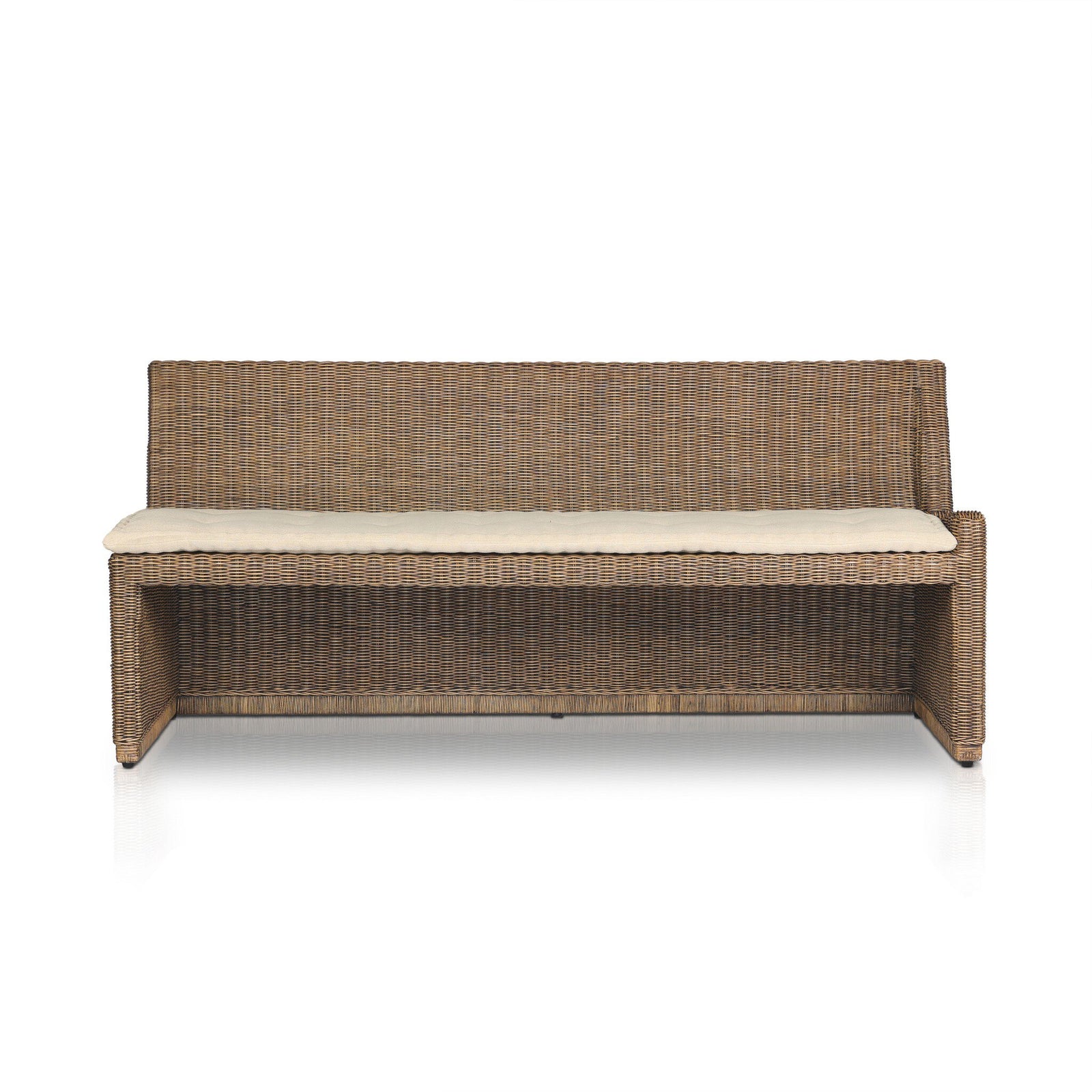 Four Hands - Senna RAF Woven Dining Bench - 246685-001 | American Home Furniture