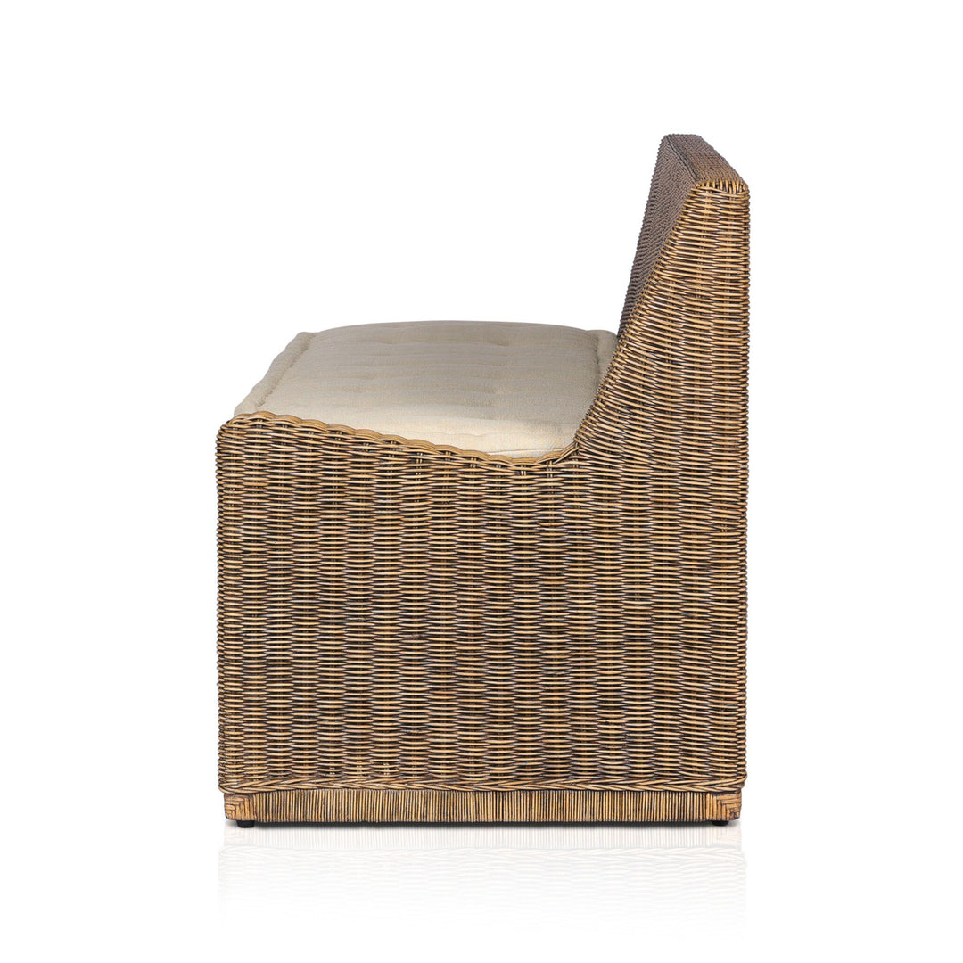 Four Hands - Senna RAF Woven Dining Bench - 246685-001 | American Home Furniture