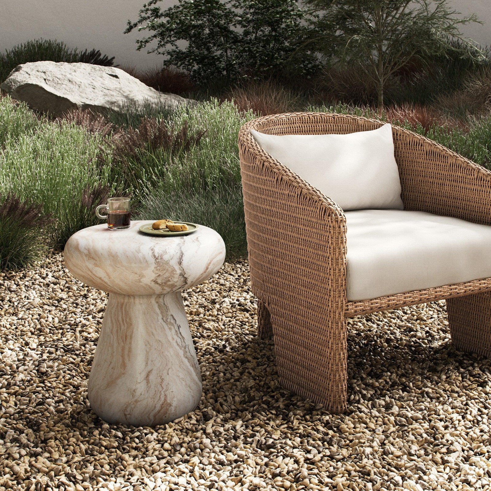 Four Hands - Pablo Outdoor End Table - 246696-002 | American Home Furniture
