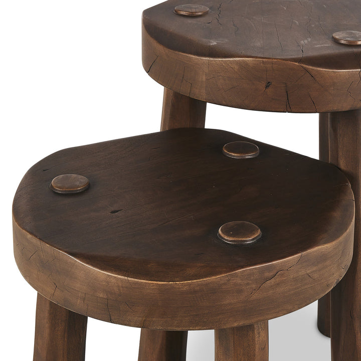 Four Hands - Maha Accent Stool - 246748-001 | American Home Furniture