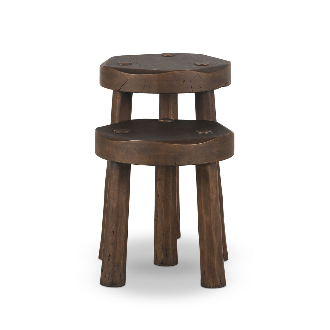 Four Hands - Maha Accent Stool - 246748-001 | American Home Furniture