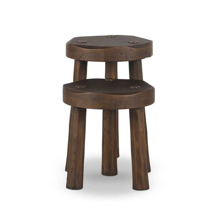 Four Hands - Maha Accent Stool - 246748-001 | American Home Furniture