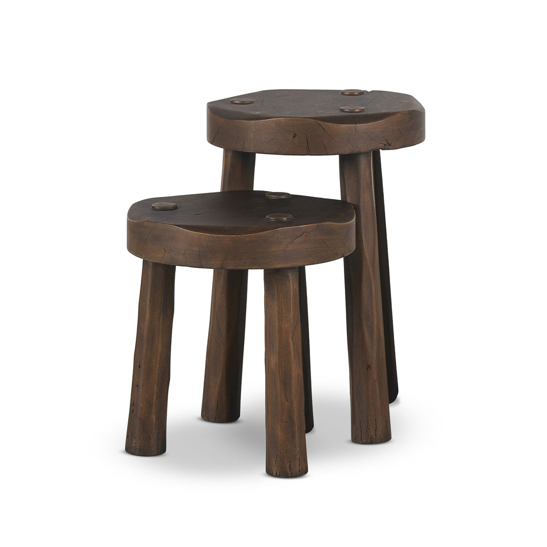 Four Hands - Maha Accent Stool - 246748-001 | American Home Furniture