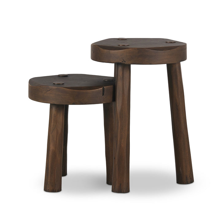 Four Hands - Maha Accent Stool - 246748-001 | American Home Furniture