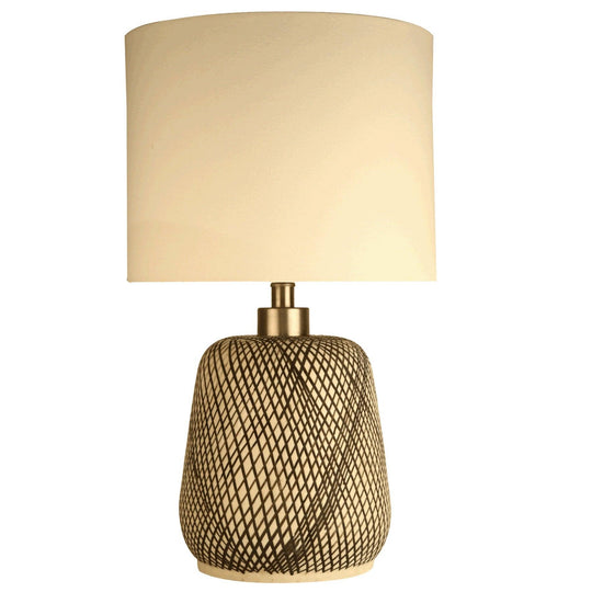 LH Home Skye Swirl Lamp TABLE LAMPS