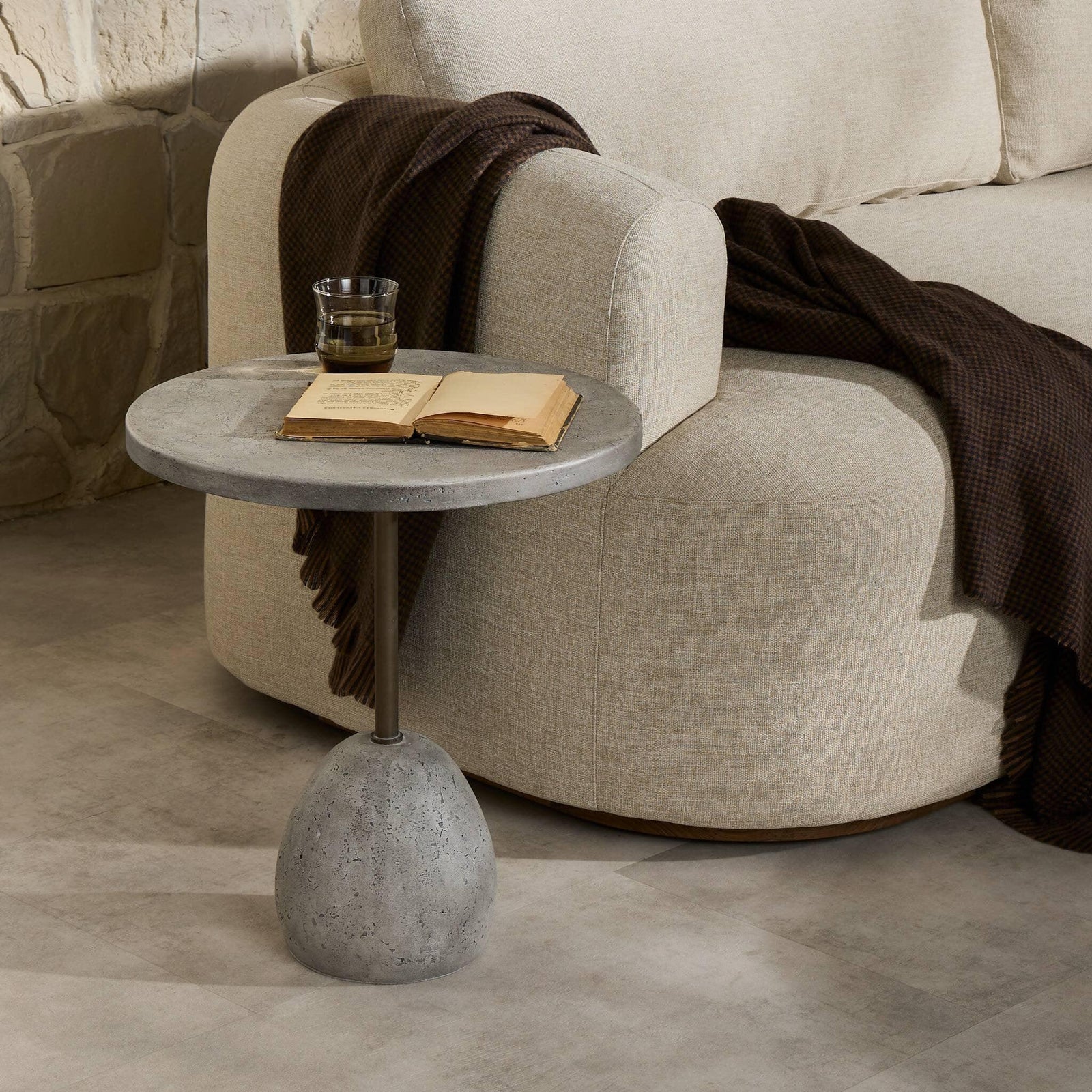 Four Hands Emens Outdoor End Table OUTDOOR ACCENT TABLES