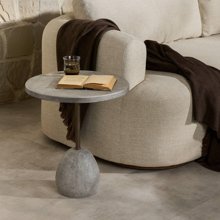 Emens Outdoor End Table - AmericanHomeFurniture