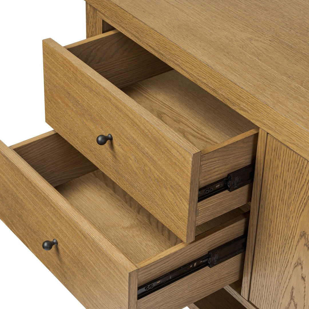 Roark Media Console - AmericanHomeFurniture