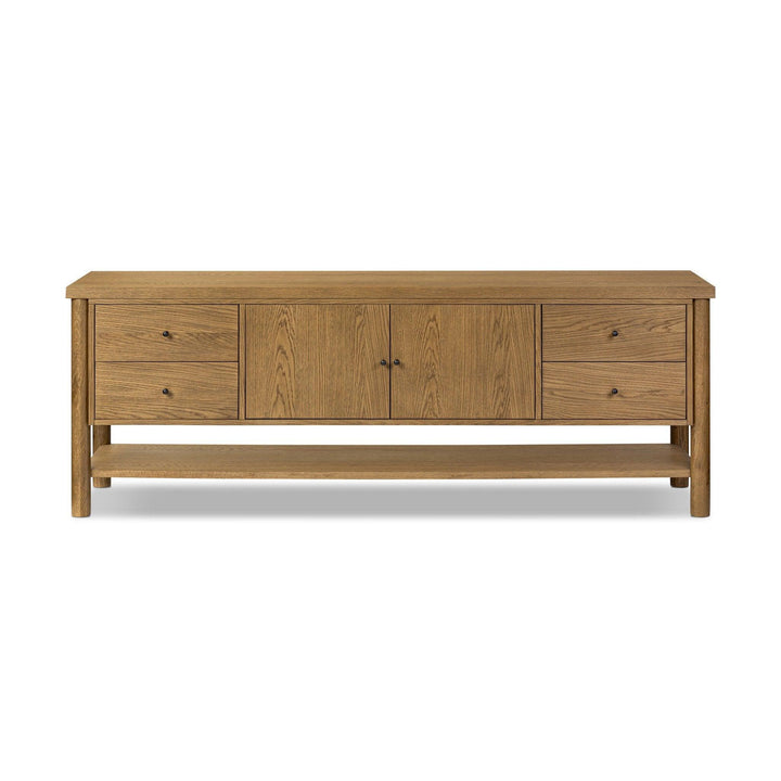 Roark Media Console - AmericanHomeFurniture