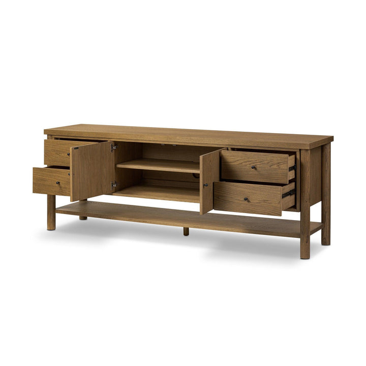 Roark Media Console - AmericanHomeFurniture