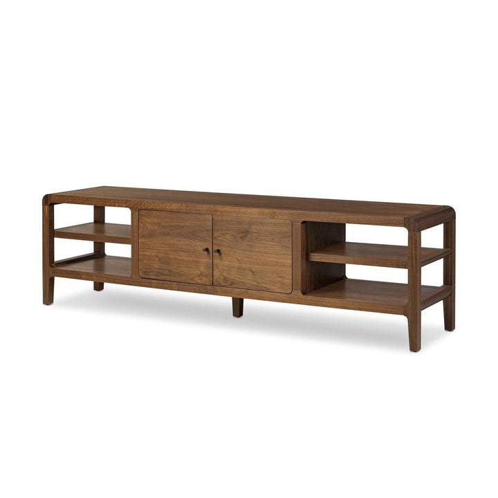 Hawkes Media Console - AmericanHomeFurniture