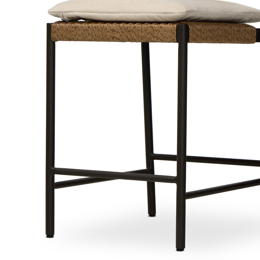 Four Hands - Miller Outdoor Woven Stool - 248031-002 | American Home Furniture