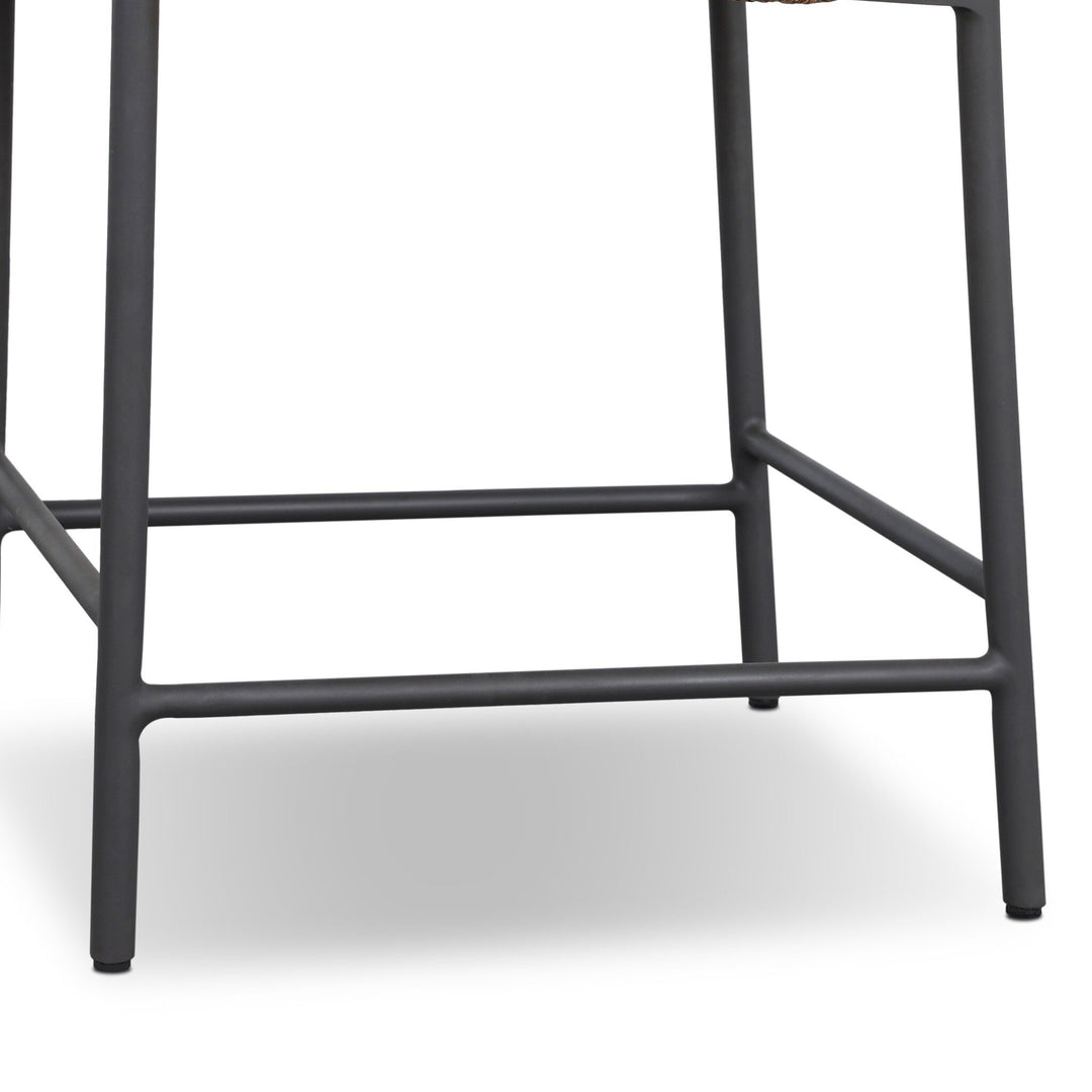 Four Hands - Miller Outdoor Woven Stool - 248031-002 | American Home Furniture