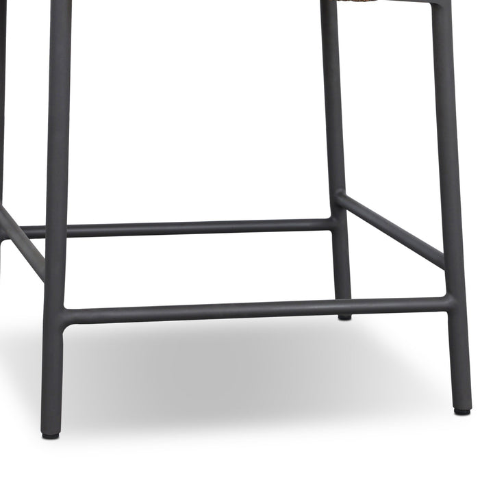 Four Hands - Miller Outdoor Woven Stool - 248031-002 | American Home Furniture