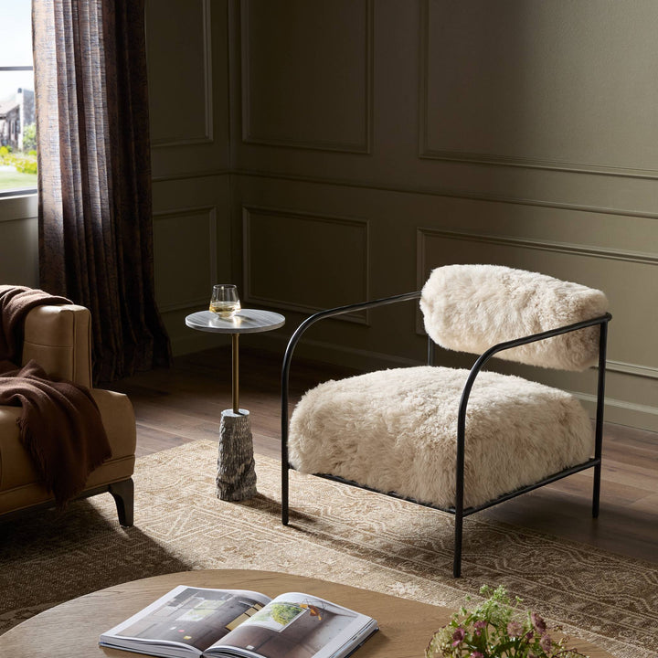 Champagne Mongolian Fur