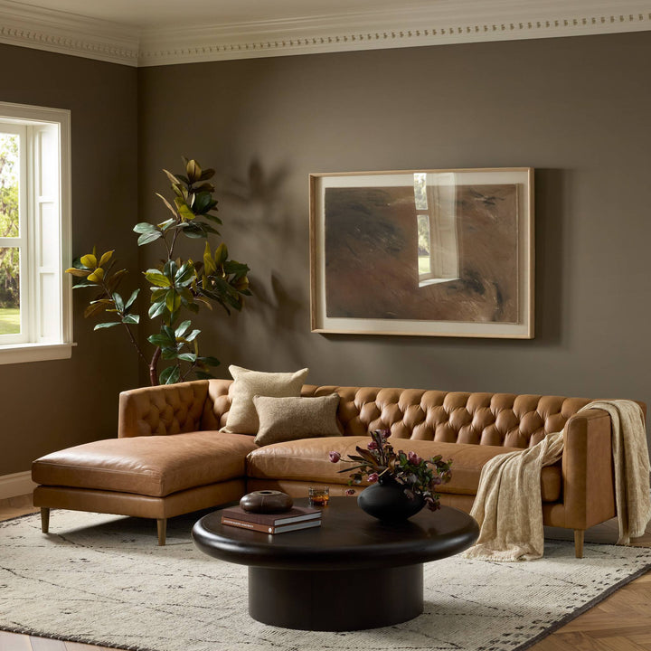 Four Hands - Thurston Rounded Leg 2 pc Sectional w LAF Chaise - 248666-001 | American Home Furniture
