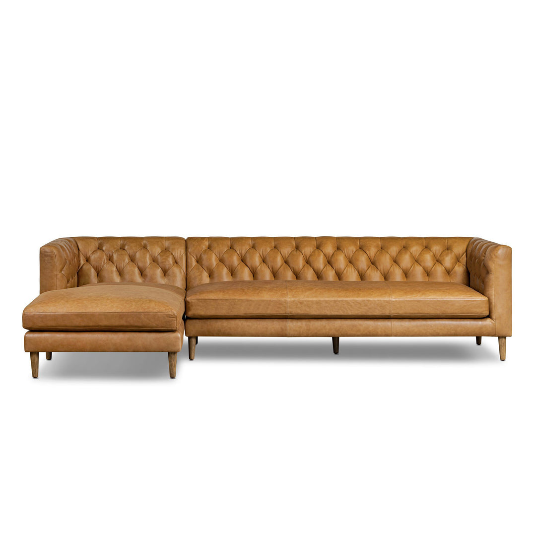 Four Hands - Thurston Rounded Leg 2 pc Sectional w LAF Chaise - 248666-001 | American Home Furniture