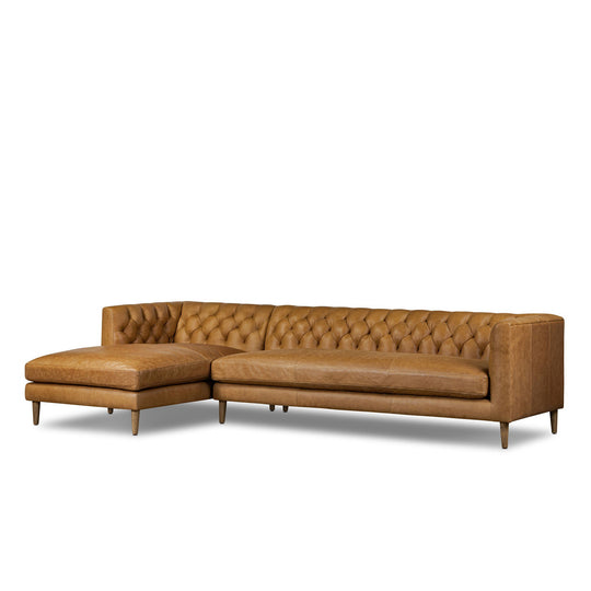 Four Hands - Thurston Rounded Leg 2 pc Sectional w LAF Chaise - 248666-001 | American Home Furniture