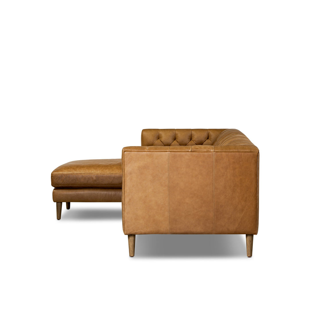 Four Hands - Thurston Rounded Leg 2 pc Sectional w LAF Chaise - 248666-001 | American Home Furniture