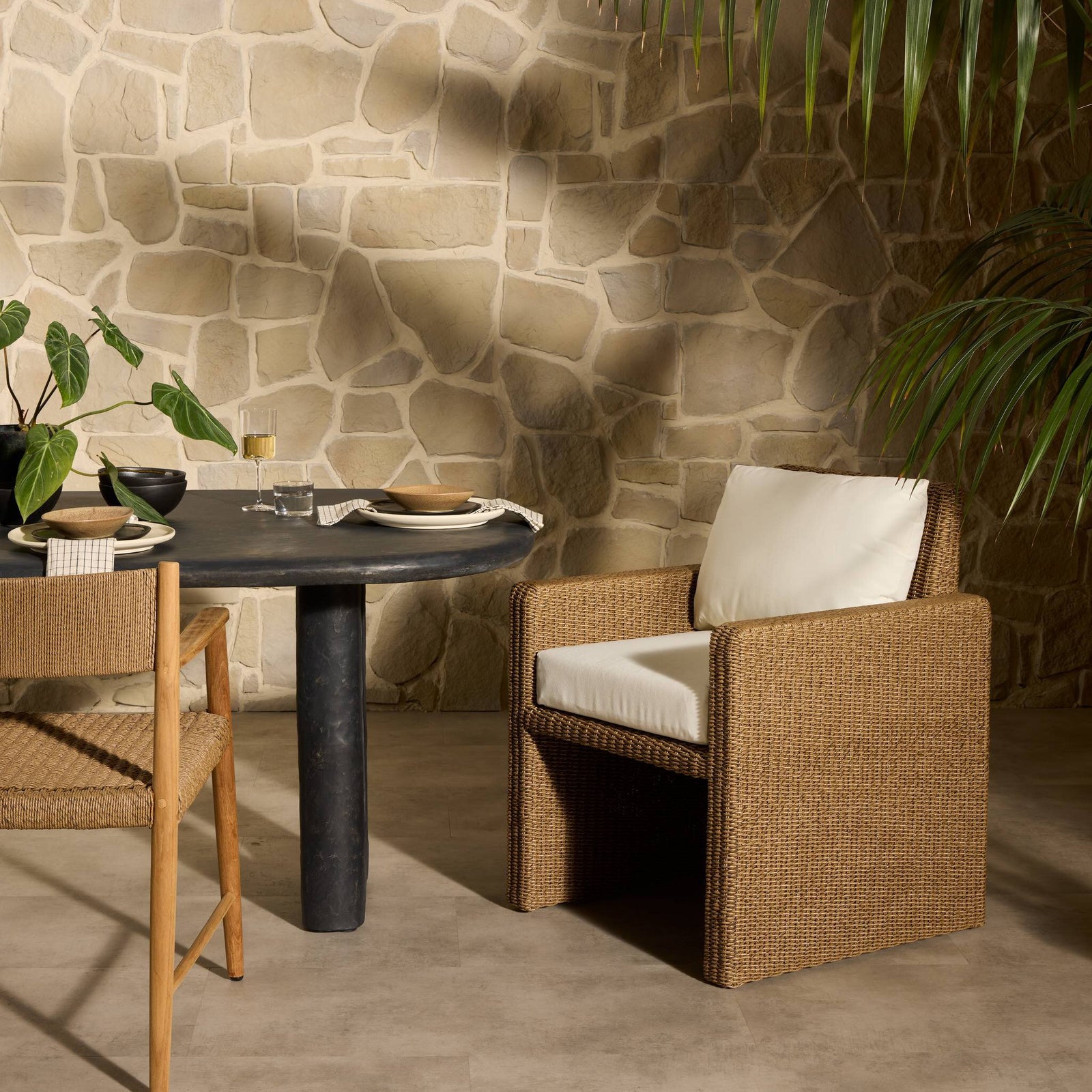 Four Hands - Kima Outdoor Dining Chair - 248907-002 | American Home Furniture