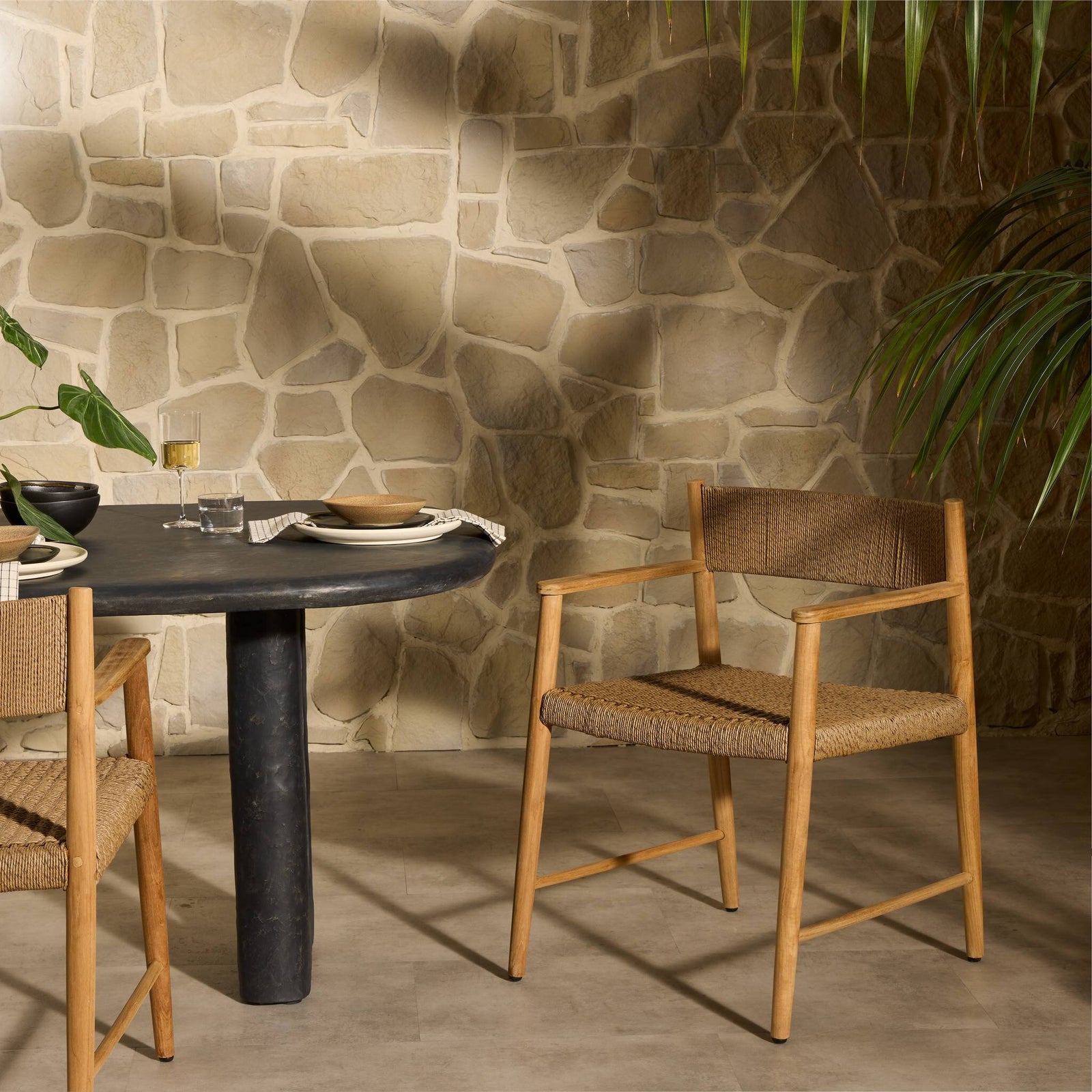 Four Hands - Boston Outdoor Dining Chair - 248909-001 | American Home Furniture