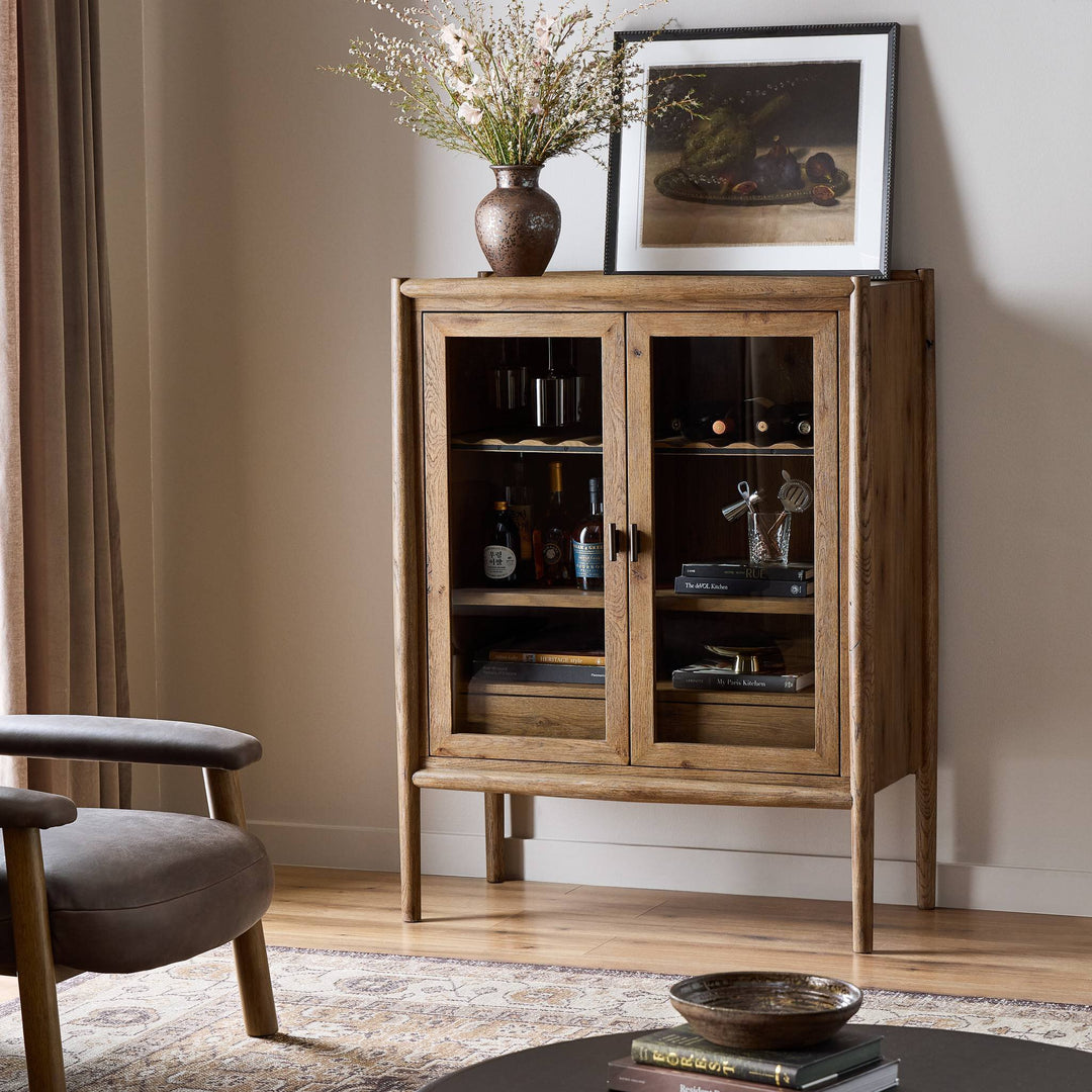Four Hands - Glenview Bar Cabinet - 248921-001 | American Home Furniture