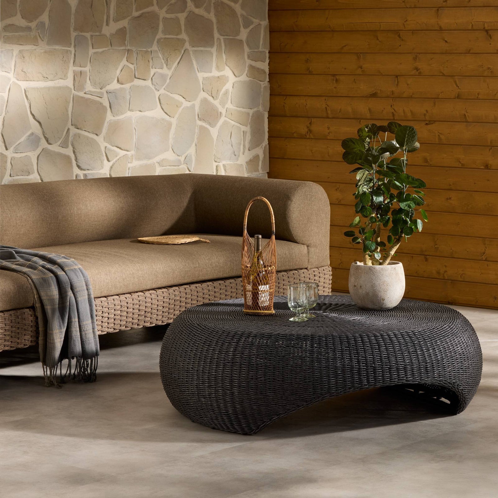 Four Hands - Brock Outdoor Coffee Table - 248954-006 | American Home Furniture
