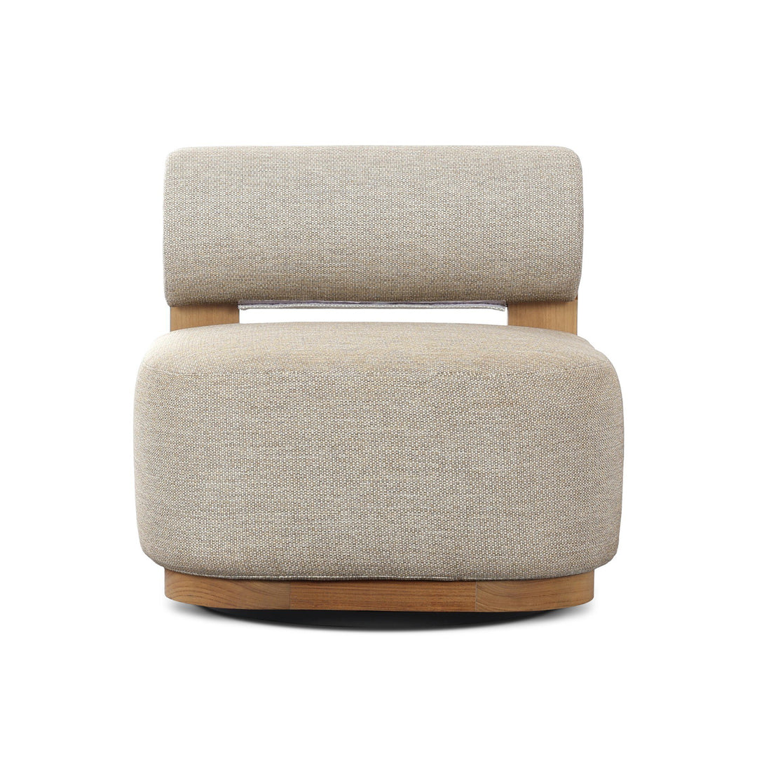 Four Hands - Malta Outdoor Swivel Chair - 248976-001 | American Home Furniture