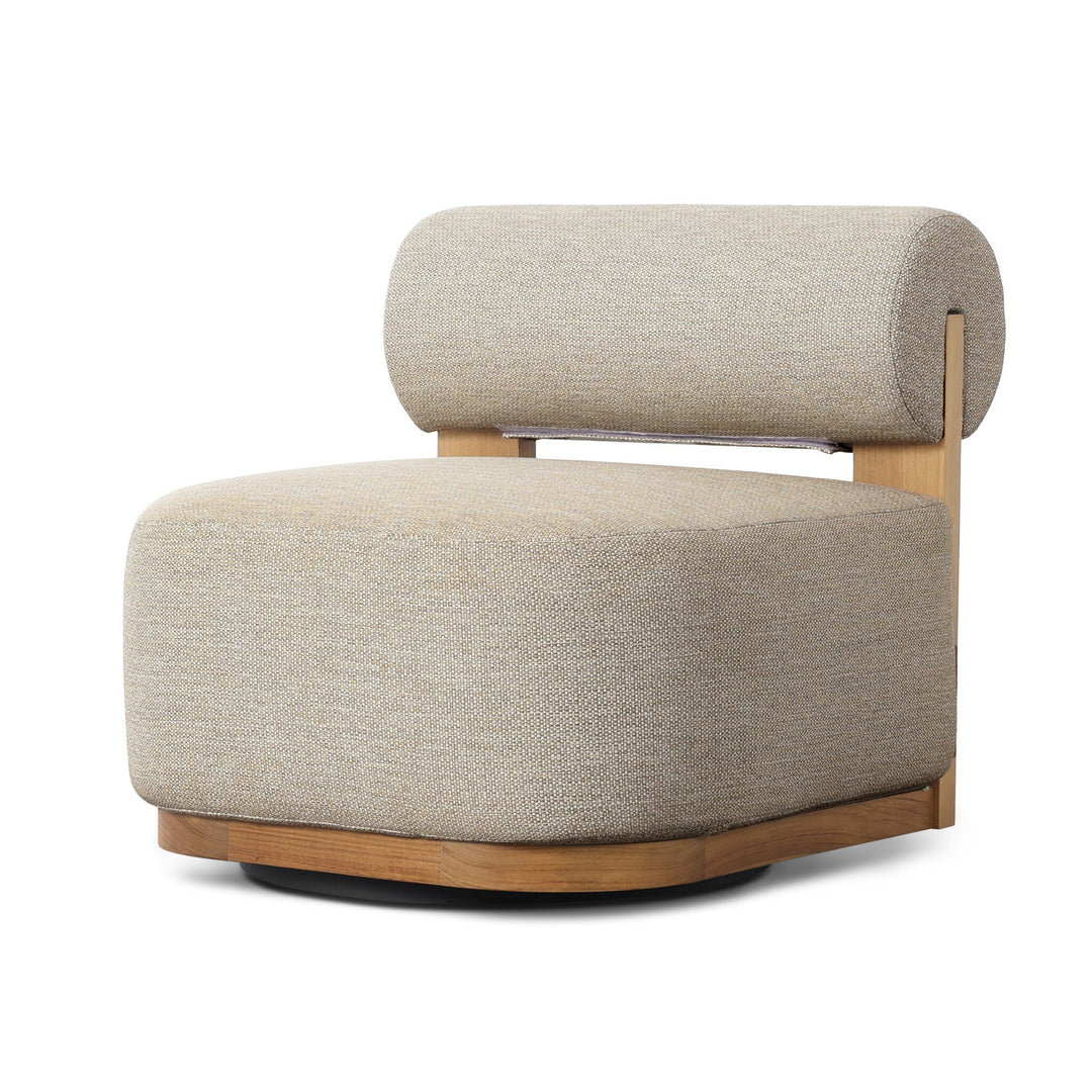 Four Hands - Malta Outdoor Swivel Chair - 248976-001 | American Home Furniture