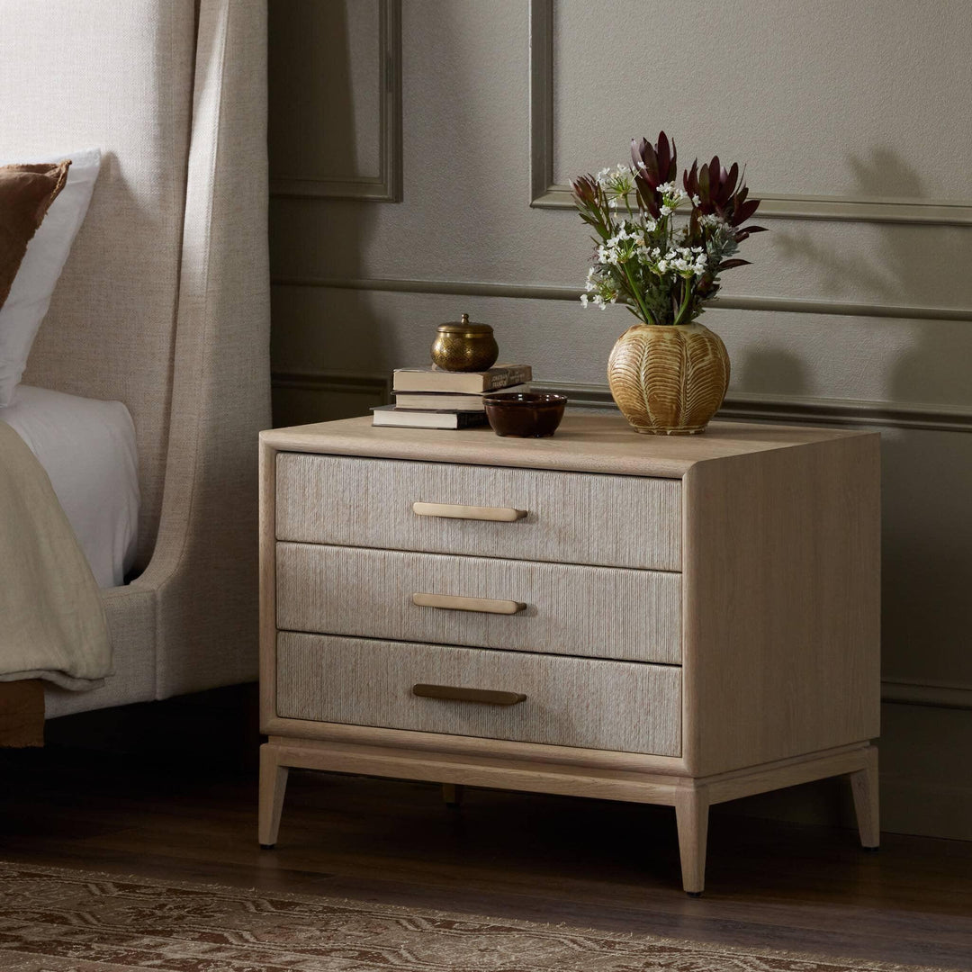 Rosenell Closed Nightstand - AmericanHomeFurniture