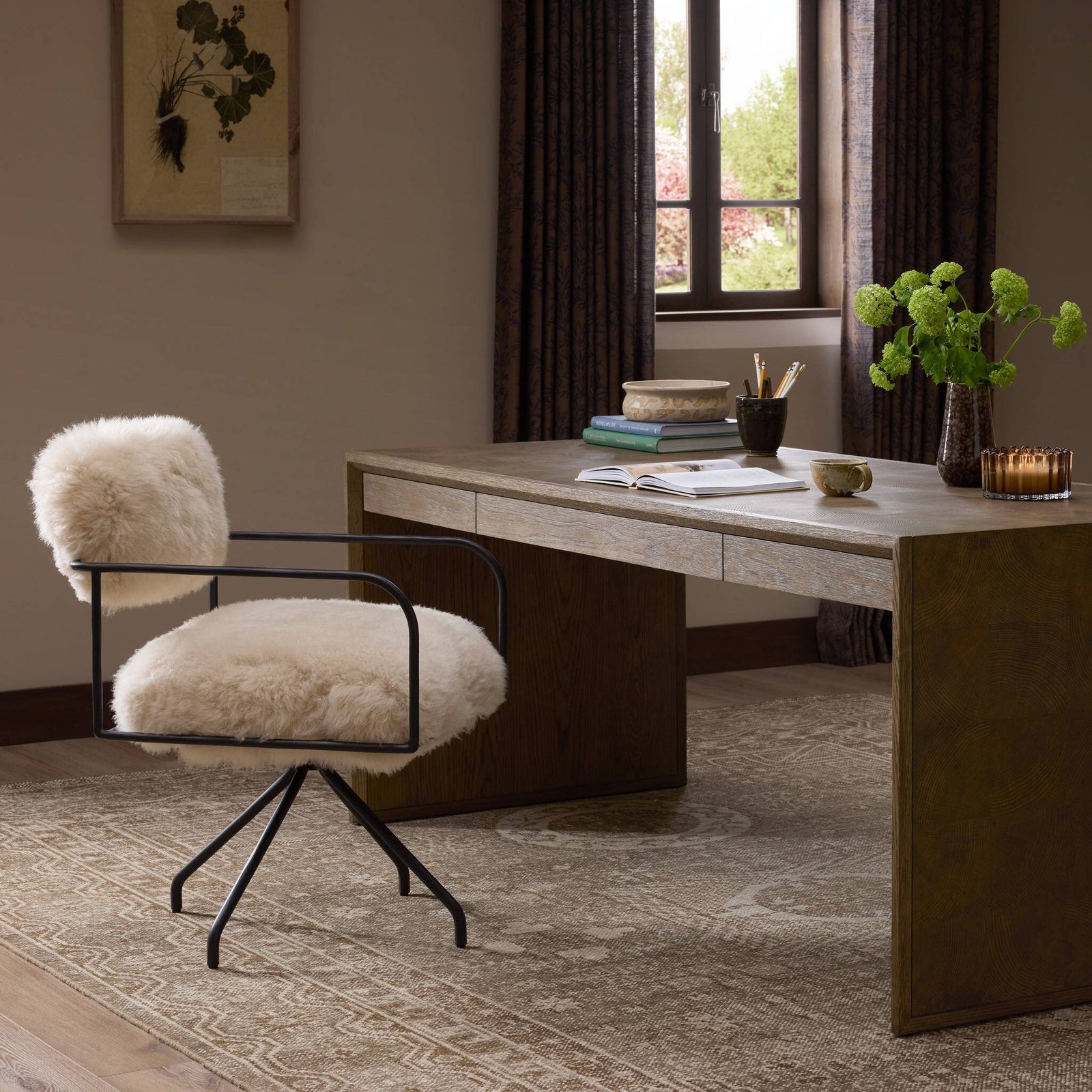 Four Hands - Fenn Desk Chair - 249146-003 | American Home Furniture